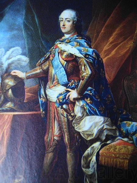 Jean Baptiste van Loo Portrait of Louis XV of France Norge oil painting art